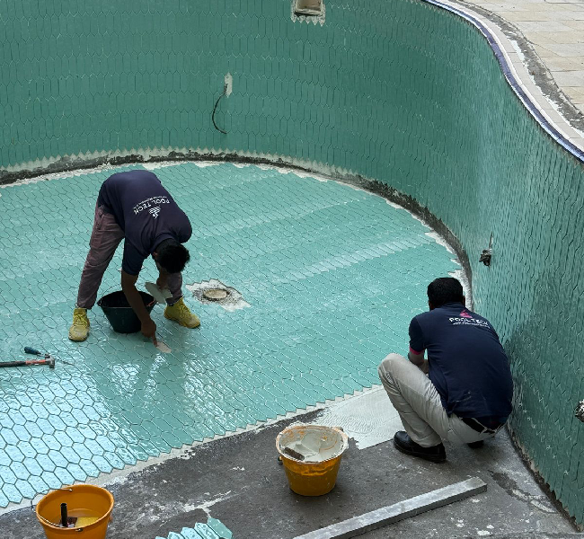 Swimming Pool Renovation at Al Waleed Holiday Homes
