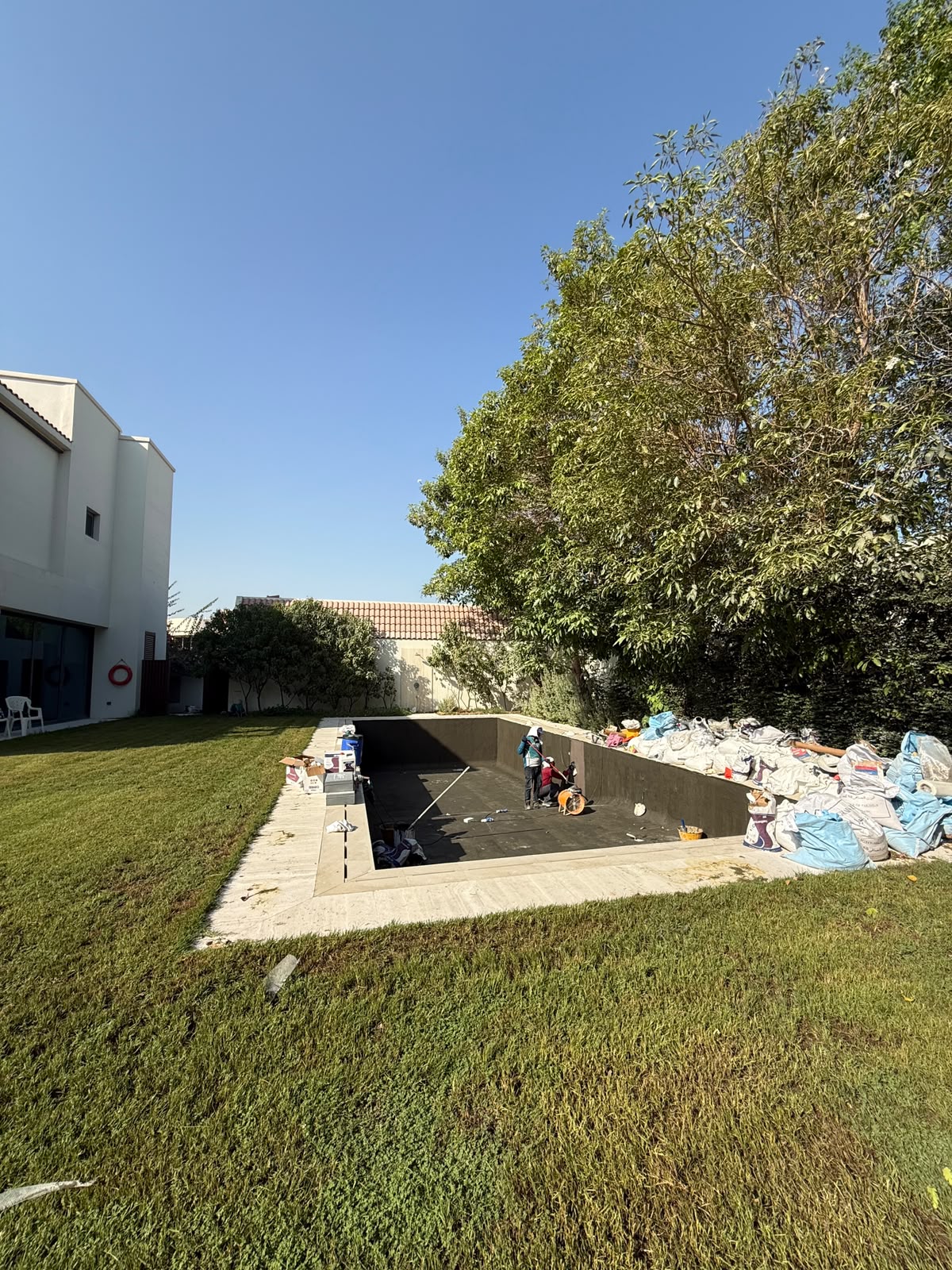 Private villa swimming pool in Umm Suqeim
