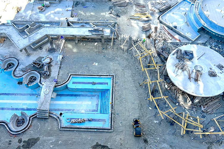 swimming pool construction