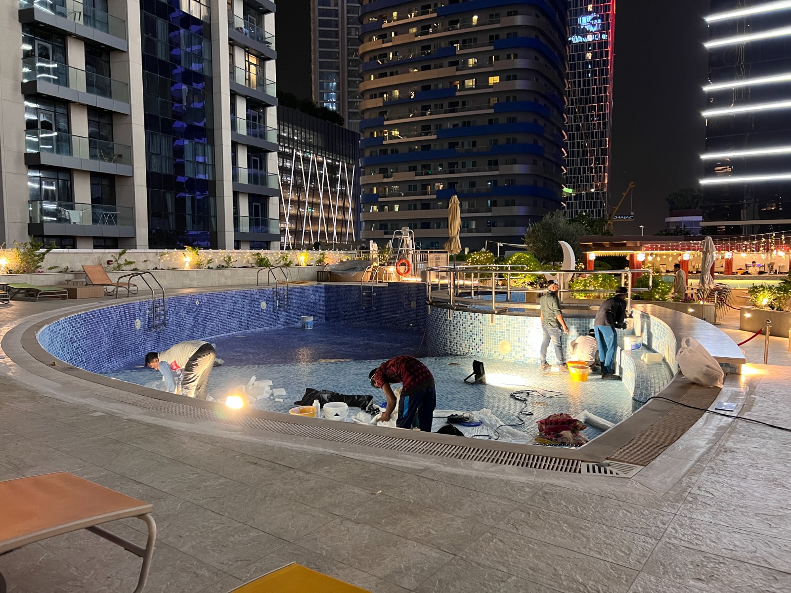 Swimming pool construction Dubai